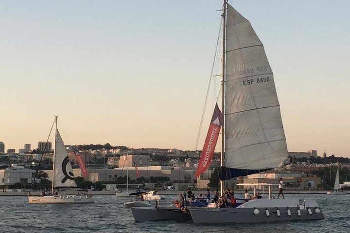 Lisbon Sunset Catamaran Cruise on the Tagus River