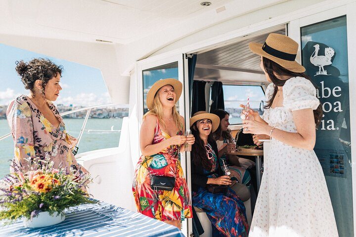 Lisbon Private Luxury Catamaran Tour with Welcome Drink