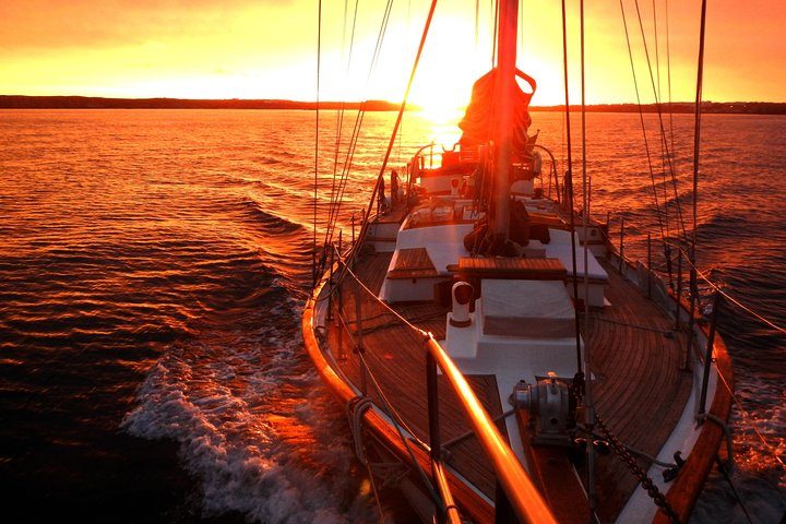 Lisbon - Daylight or Sunset on a Vintage Sailboat