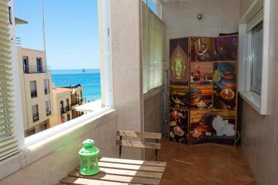 Apartment with 2 bedrooms in Sesimbra with wonderful sea view balcony and WiFi