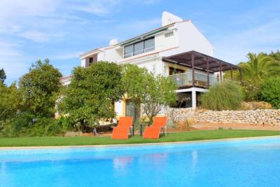 Villa with 7 bedrooms in Sesimbra with wonderful sea view private pool furnished garden 2 km from the beach