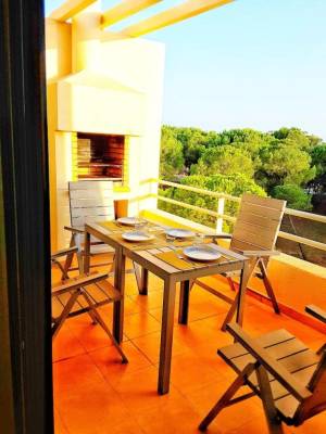 Apartment with one bedroom in Vale Rebelho 2 km from the beach