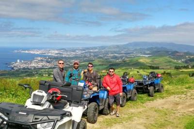 FD ATV Sete Cidades Tour with lunch from Ponta Delgada (double quad)