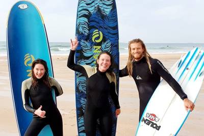 Small-Group Surf Lessons at Praia do Guincho