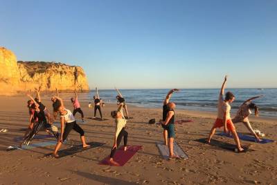 Revitalizing Beach Yoga in Portimao by el Sol Lifestyle