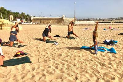 Revitalizing Beach Yoga in Lagos by el Sol Lifestyle