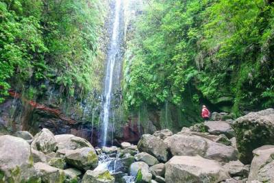 Levada & Waterfalls Hike 25 Fountains, Rabaçal, Risco more Challenging Walk