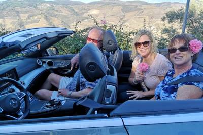 Private Douro Valley in a luxury Convertible Mercedes.