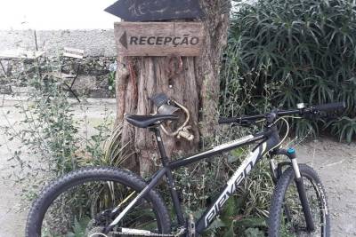 Rent mountain bike for bike path old railway to Famalicão