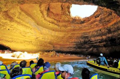 Caves and Dolphin Watching Cruise from Albufeira