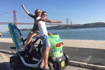 Electric Car with GPS Audio Guide Full Day Tour in Lisbon