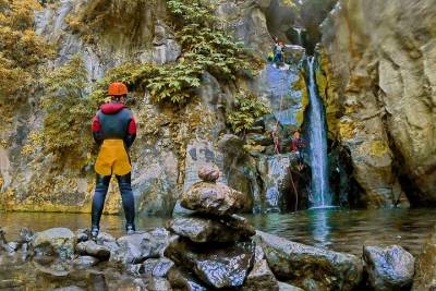 Canyoning in Salto do Cabrito (Sao Miguel - Azores)