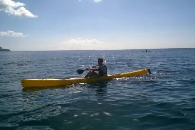 Kayaking Activity along Monte Brail