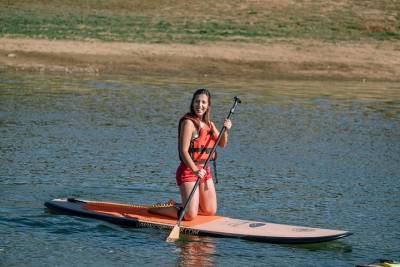 Stand up paddle tour in the Montado de Sobro - Cork Forest
