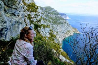 Hiking tour to the highest limestone cliff of continental Europe