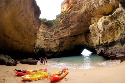 Kayak Tours to Benagil & Marinha Beach - From Portimão