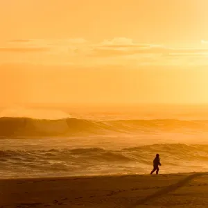 Praia da Tocha sunset surf