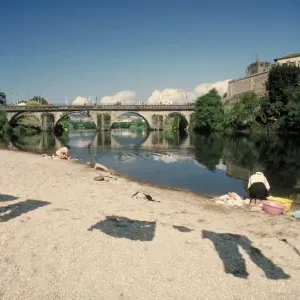 Cávado River in Barcelos