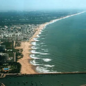 Beach Groynes from the Air