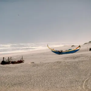 Boats on Beach at Nazare