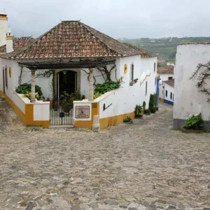 House on Corner - Obidos