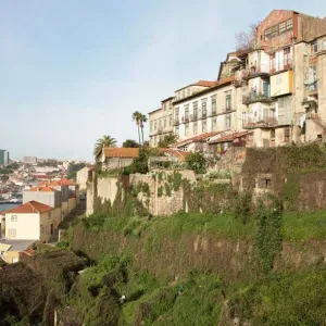 Porto - Houses behind the Ribeira