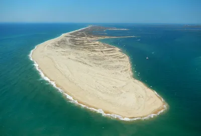 Ilha da Culatra from the air