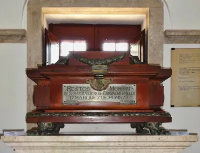 Mausoleum of the  Marquês de Pombal in the Igreja da Memória