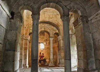 Interior of Capela de São Frutuoso