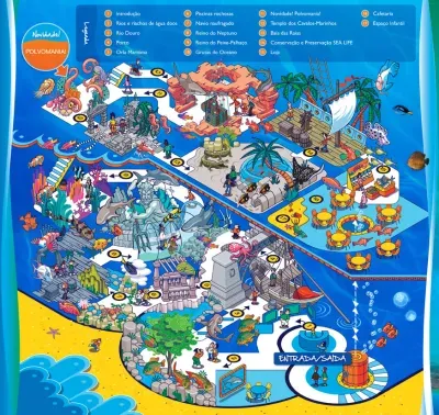 Sea Life Porto map