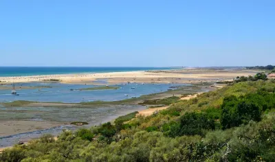 Cacela Velha view across Ria Formosa