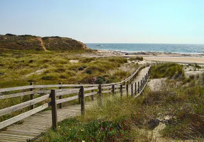 Praia do Morgavel - sand dunes