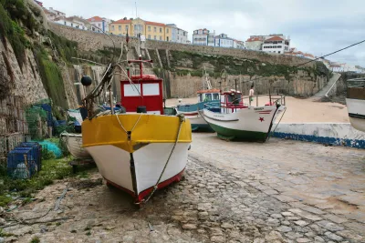 Ericeira Harbour beach