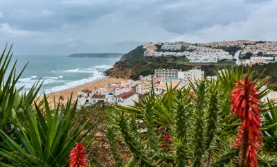 Salema beach and village