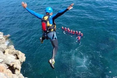 coasteering+speedboat in Arrábida