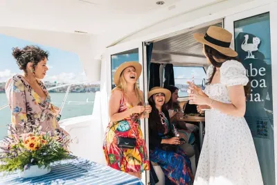 Lisbon Private Luxury Catamaran Tour with Welcome Drink