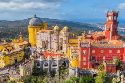 Small Group Pena Palace, Sintra, Regaleira and Cascais