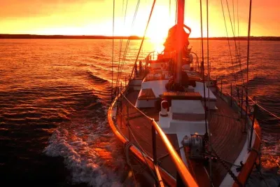 Lisbon - Daylight or Sunset on a Vintage Sailboat