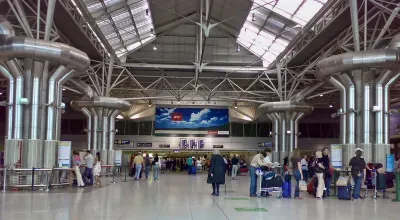 Departures terminal of Lisbon Airport