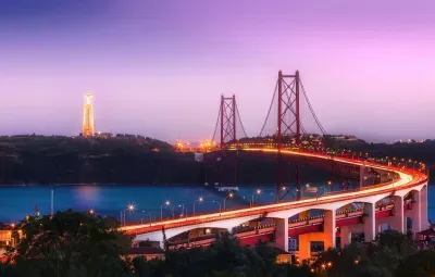 Lisbon suspension bridge