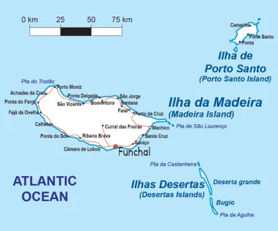 Map of Madeira