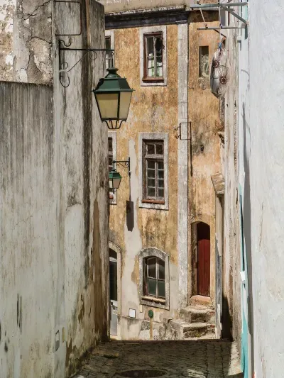 Monchique cobbled streets