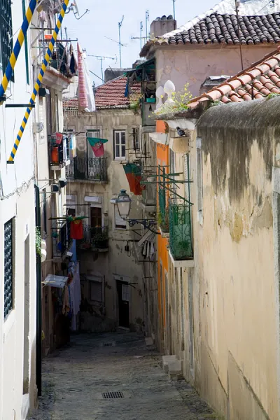 Typical Alfama Street