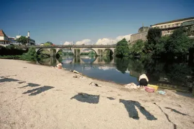 Cávado River in Barcelos