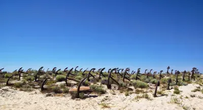 Praia do Barril anchors