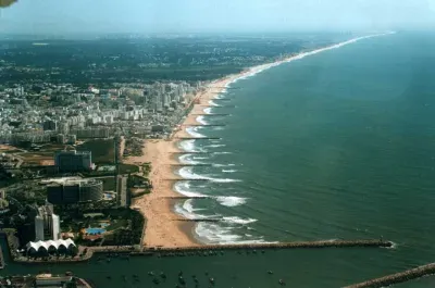 Beach Groynes from the Air