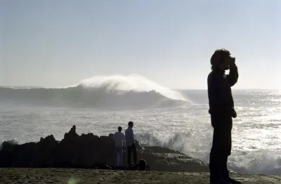 Huge surf near Guincho