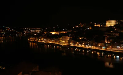 River Douro in Porto at Night