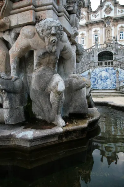 Fountain Detail - Nossa Senhora dos Remédios - Lamego