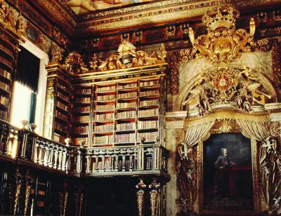 Joanina Library Interior - Coimbra